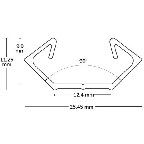 115270 Isoled LED Eckprofil CORNER11n Aluminium Produktbild Additional View 1 L