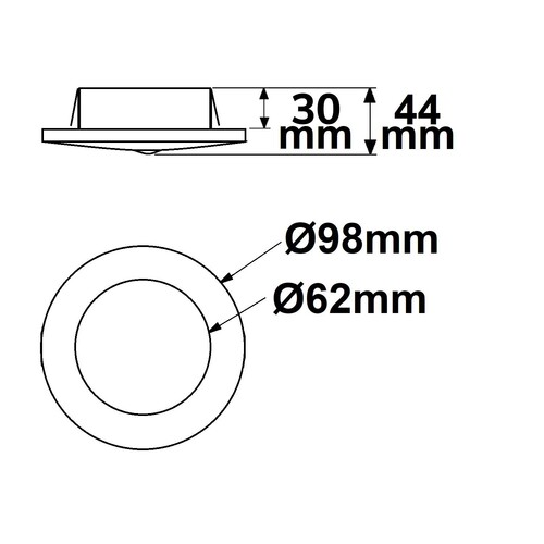 115512 Isoled DALI 2 Master PIR Einbau Präsenzsensor, weiß, Erfassungsbereich  Produktbild Additional View 1 L