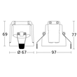 079437 Steinel PRAESENZMELDER HF 360 2 KNX V3.5 DE WS Produktbild Additional View 1 S
