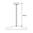 EO10850561 Esylux SVENJA POLE PENDULUM SET 1000 Abhängeset mit zentral montier Produktbild Additional View 1 S
