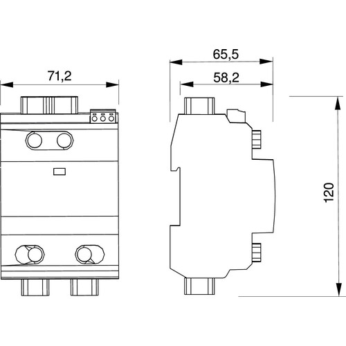 5094240 Obo V PV T1+2 1500 CombiController V PV Y Schaltung für PV Produktbild Additional View 1 L