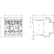 3RA2327-8XB30-1BB4 Siemens Wendekombination AC 3, 15kW/400V DC24V  Produktbild Additional View 2 S