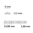 115782 Isoled LED COB927 MICRO Linear Flexband, 24V, 7W, IP20, 2700K, 504 LED Produktbild Additional View 1 S