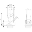 3SE50000AE04 Siemens Antriebskopf für Positionsschalter 3SE51/52 Rollenhebel  Produktbild Additional View 1 S