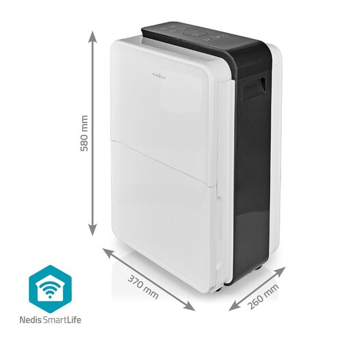 DEHU30WTW Nedis SmartLife Luftentfeuchter ,Wi- Fi ,30 l/Tag ,Entf Produktbild Additional View 4 L