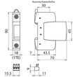 952100 Dehn Überspannungsableiter Typ 2 DEHNguard S Überspannungsableiter Typ 2 Produktbild Additional View 2 S