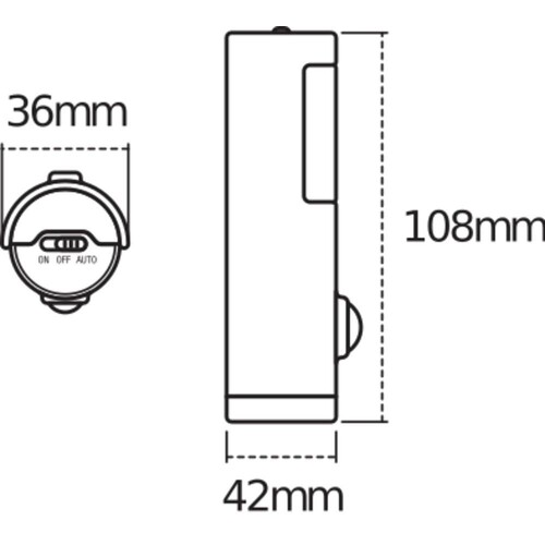 4058075260696 Ledvance NIGHTLUX TORCH WT BLI1 Produktbild Additional View 1 L