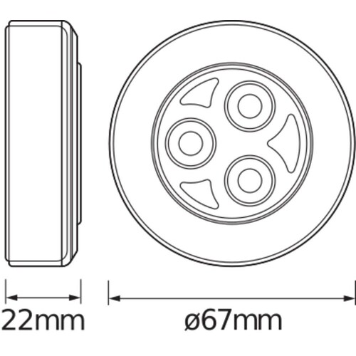 4058075227804 Ledvance 80142 DOT- IT CLASSIC SI BLI1 Produktbild Additional View 1 L