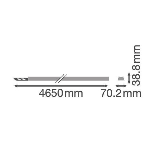 4058075793156 Ledvance TRUSYS FLEX P RAIL 4500 5P WT Produktbild Additional View 1 L