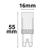 115251 Isoled G9 LED 32SMD, 3,5W, neutralweiß Produktbild Additional View 1 S