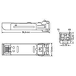 852-1210 Wago SFP Module 1000BASE, LX Single- Mode 1310 nm LC, 10 km, Erweite Produktbild Additional View 2 S