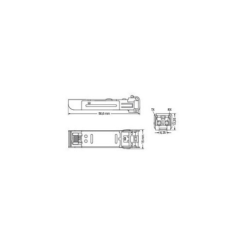 852-1210 Wago SFP Module 1000BASE, LX Single- Mode 1310 nm LC, 10 km, Erweite Produktbild Additional View 2 L