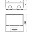 7368290 Obo UDHOME- ONE GV15V Bodensteckdose mit VDE- Steckdose 140x1 Produktbild Additional View 1 S