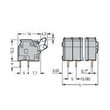 255-403 Wago Leiterplattenklemme, Drücker, 2,5 mm², Rastermaß 5/5,08 mm,  Produktbild Additional View 1 S
