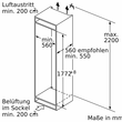 KIN86ADD0 Bosch Einbau- Kühl- Gefrierkombination 177.2 x 55.8 cm Produktbild Additional View 5 S