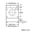 WIW28443 Bosch Einbauwaschmaschine 8 kg 1400 U/min Produktbild Additional View 5 S