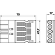 6108070 Obo ST- S GST18i5p SW Steckerteil 5- polig Schraubanschluss s Produktbild Additional View 1 S