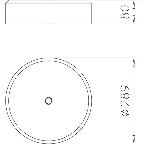 5403117 Obo F- FIX- S10 Standfuß für FangFix 10kg Beton Produktbild Additional View 1 L