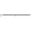 4058075763944 Ledvance TRACKLIGHT RAIL 1M BK Produktbild Additional View 1 S