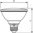 44320400 Philips Lampen MAS LEDspot VLE D 9.5- 75W 927 PAR30S 25D Produktbild Additional View 2 S