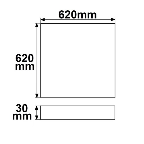 115894 Isoled LED Panel ECO Backlight Line 625 UGR19 2H/2H, CRI80, 36W, neutr Produktbild Additional View 1 L