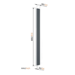 TVA6000 Vogels Kabelkanal schwarz Produktbild Additional View 6 S