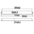 114943 Isoled LED PWM- Trafo 24V/DC, 0- 100W, slim, Push/Dali- 2 dimmbar, IP67, Produktbild Additional View 1 S