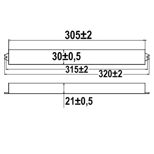 114943 Isoled LED PWM- Trafo 24V/DC, 0- 100W, slim, Push/Dali- 2 dimmbar, IP67, Produktbild Additional View 1 L