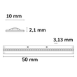 115786 Isoled LED COB927/965 Linear Flexband, 24V, 7W+7W, IP20, weißdynamis Produktbild Additional View 1 S