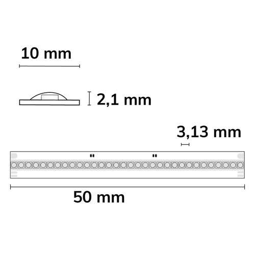 115786 Isoled LED COB927/965 Linear Flexband, 24V, 7W+7W, IP20, weißdynamis Produktbild Additional View 1 L