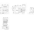 3LD3454-1TK53 Siemens Lasttrennschalter 3LD3, Iu 63 A Hauptschalter 3-polig Produktbild Additional View 2 S