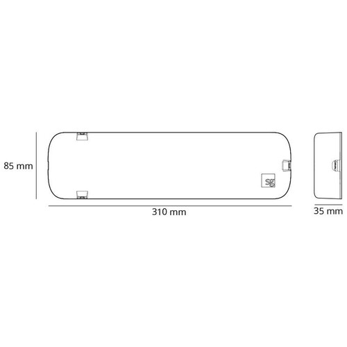 820442 SG Leuchten STRIPLINE TREIBER weiß 24V 150W Phasenabschnitt Produktbild Additional View 1 L