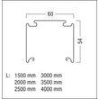 22172364 Zumtobel Tecton Tragschiene 3500mm weiß unverdrahtet Produktbild Additional View 1 S