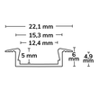 115937 Isoled LED Einbauprofil MINI-EB V2 L200cm Produktbild Additional View 1 S