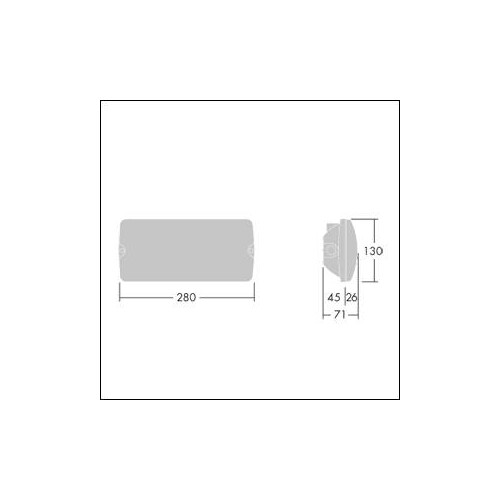 96634865 Thorn VOYAGER SOLID MS E3D S WH LED-Notlichtleuchte Produktbild Additional View 1 L