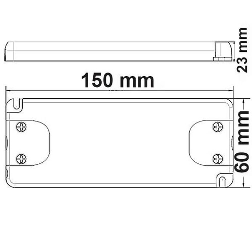 114526 Isoled LED Trafo MiniAMP 24V/DC, 0- 50W, 120cm Kabel mit Flachstecker, s Produktbild Additional View 1 L