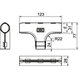 2153843 Obo 3000 TMS M25 LGR Quick- Pipe- T- Stück M25 Polypropylen lichtgr Produktbild Additional View 1 S