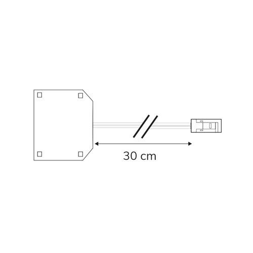 114498 Isoled MiniAMP 4- fach Verteiler (1 male- Stecker an 4 female- Buchsen), Produktbild Additional View 1 L