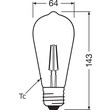 4099854091339 Ledvance 1906LEDISON 2,5W/824230VFILGDE27FS1 Produktbild Additional View 2 S