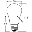 4099854043994 Ledvance LED CLA75 DIM 10.5W 827 FR E27 P Produktbild Additional View 2 S