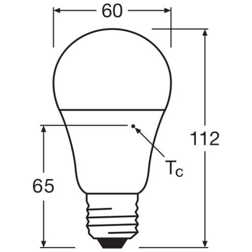 4099854043994 Ledvance LED CLA75 DIM 10.5W 827 FR E27 P Produktbild Additional View 2 L