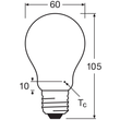 4099854060977 Ledvance LEDCLA75DIM 7.5W 827 FILFR E27 P Produktbild Additional View 2 S