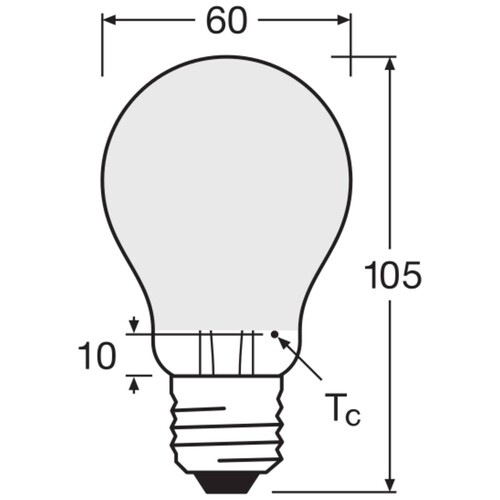 4099854062469 Ledvance LED CLA60 6.5W 840 FILFR E27 P Produktbild Additional View 2 L