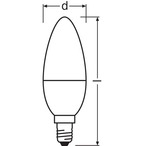 4099854086366 Ledvance LED CLB60 FA 7.3W 840 FR E14 S Produktbild Additional View 2 L