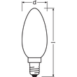 4099854067556 Ledvance LED CLB40DIM 4.8W 827 FILFR E14 P Produktbild Additional View 2 S