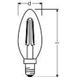 4099854069451 Ledvance LED CLB25 2.5W 827 FILCL E14 P Produktbild Additional View 2 S