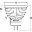 4099854050206 Ledvance LED MR112036 DIM 2.8W 927 GU4 P Produktbild Additional View 2 S