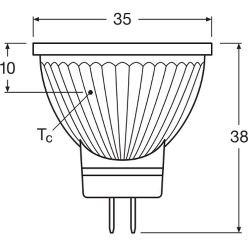 4099854050206 Ledvance LED MR112036 DIM 2.8W 927 GU4 P Produktbild Additional View 2 L