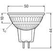 4099854059773 Ledvance LED MR162036 2.6W 830 GU5.3 P Produktbild Additional View 2 S