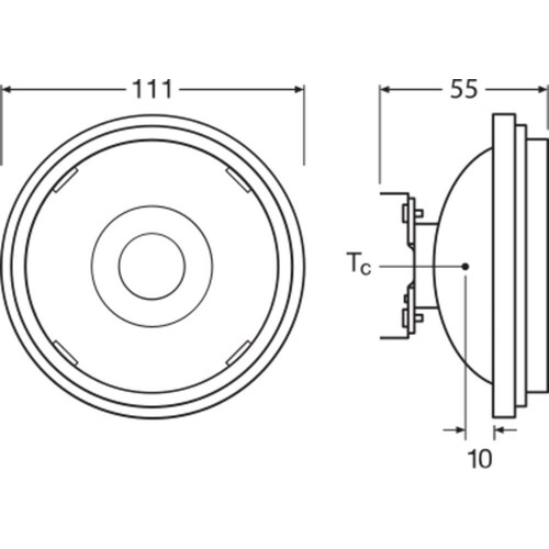 4099854048524 Ledvance LED AR111 50 24 7.4W 927 G53 S Produktbild Additional View 2 L